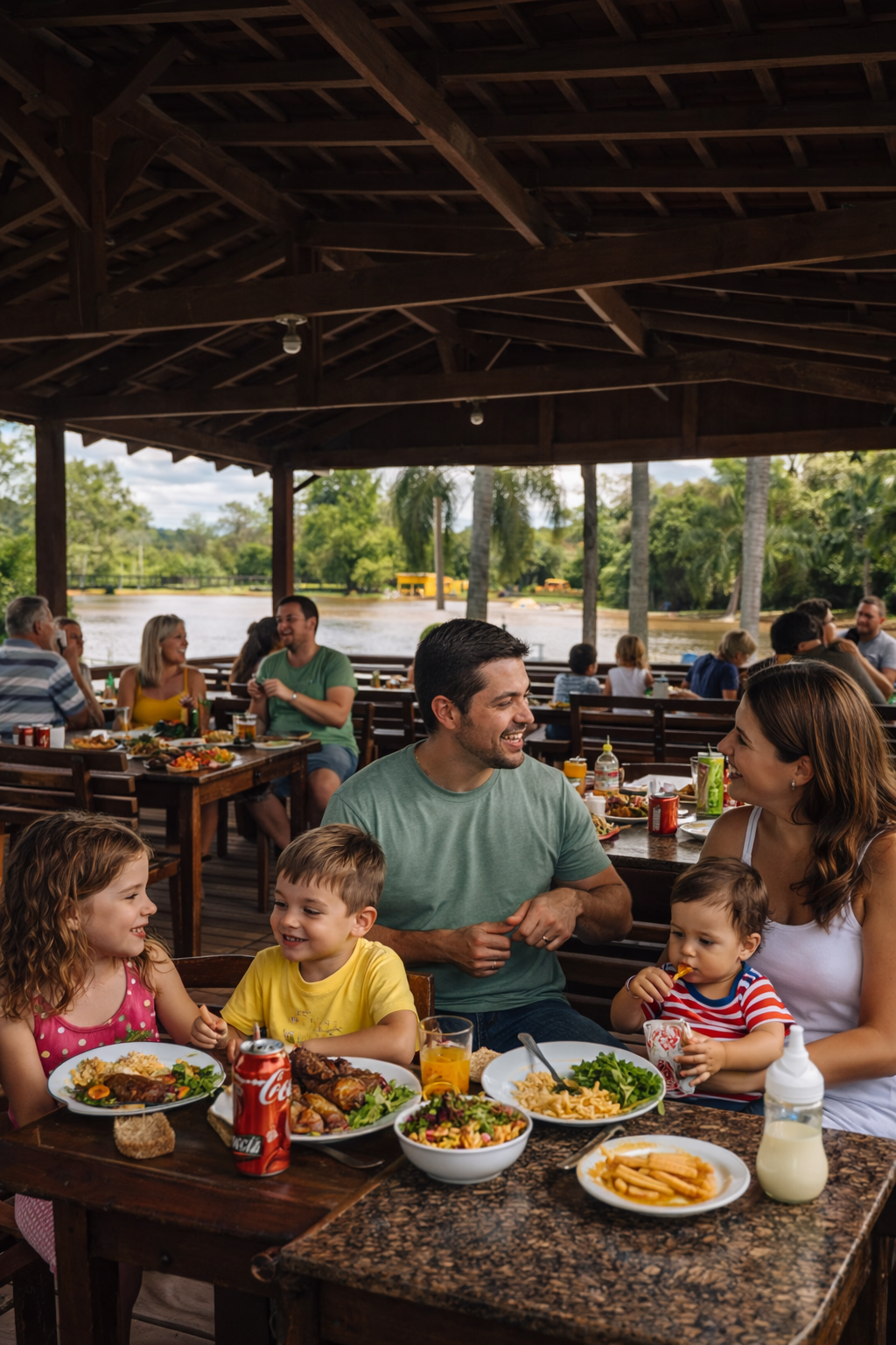 Para aproveitar junto - Um espaço ideal para vir com amigos, família ou até sozinho. na Toca do Jacaré